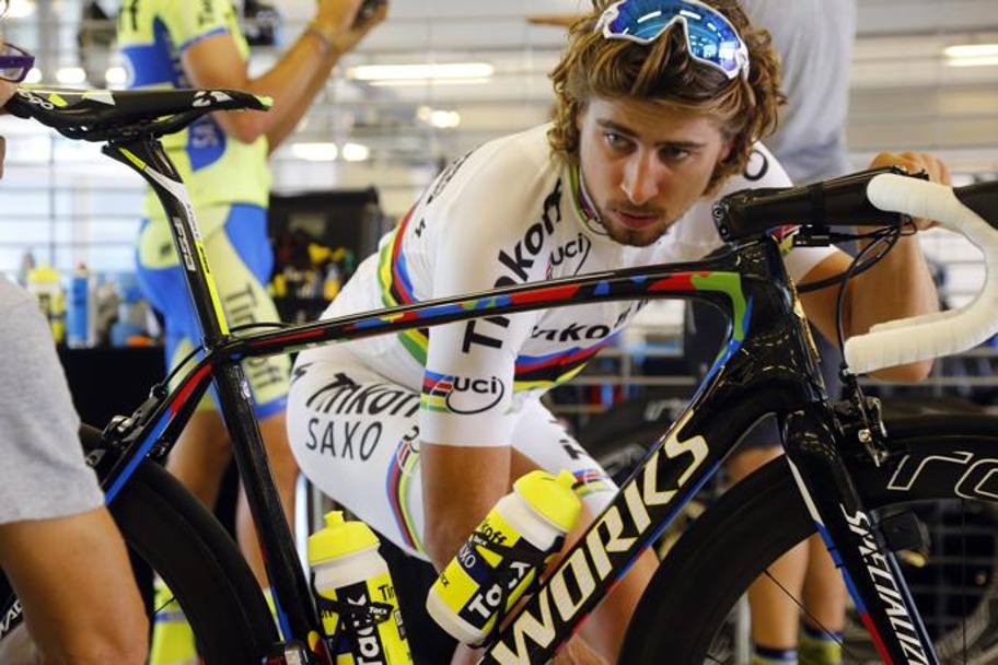 La nuova livrea della bici di Sagan. Bettini